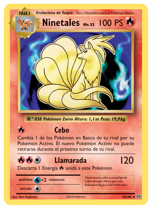 Carta de la expansión Evoluciones