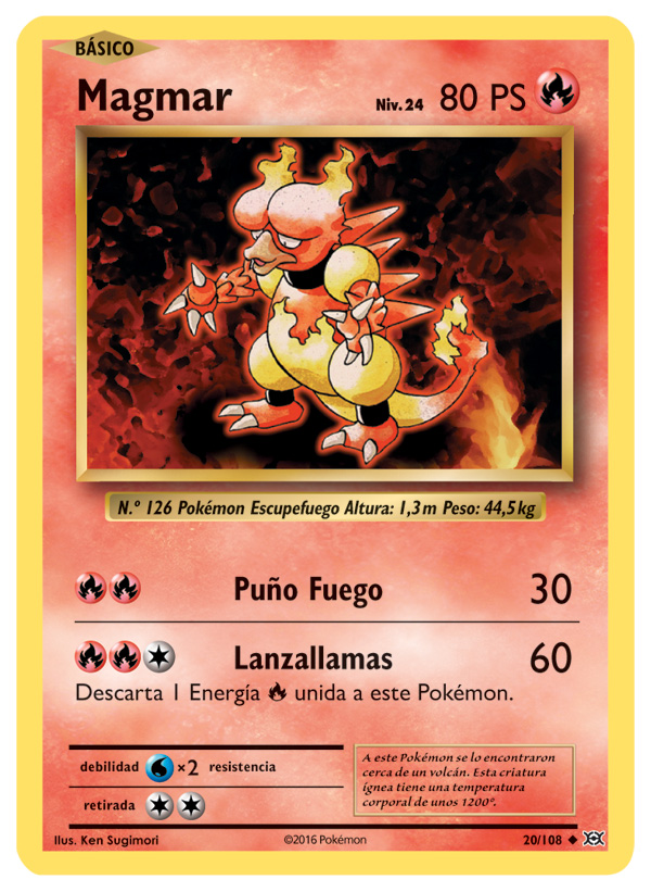 Carta de la expansión Evoluciones