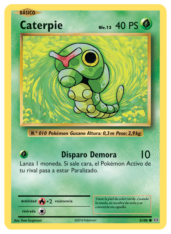 Carta de la expansión Evoluciones