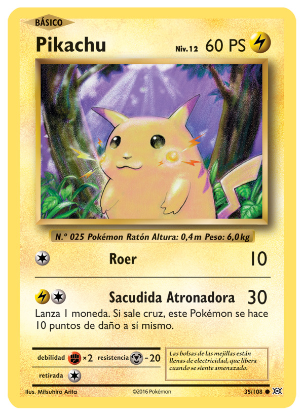 Carta de la expansión Evoluciones