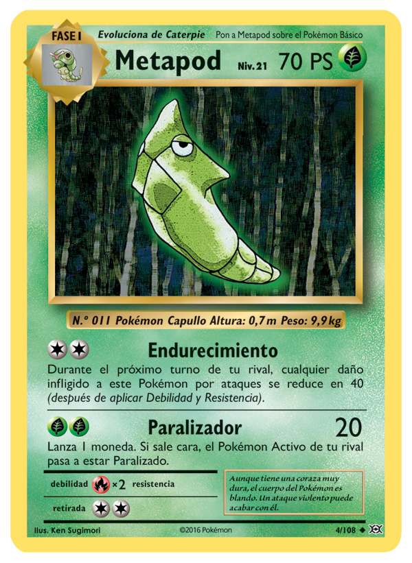 Carta de la expansión Evoluciones