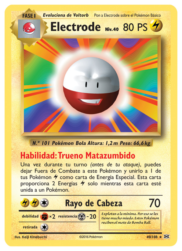 Carta de la expansión Evoluciones