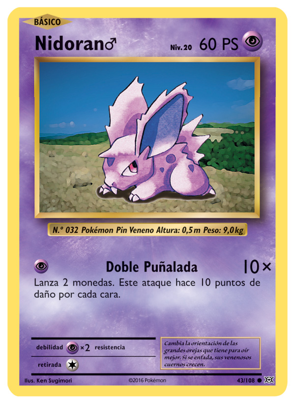 Carta de la expansión Evoluciones