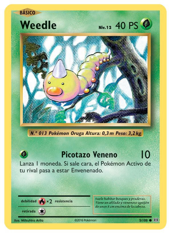 Carta de la expansión Evoluciones