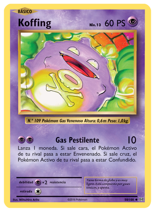 Carta de la expansión Evoluciones