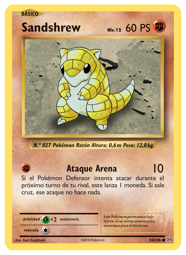 Carta de la expansión Evoluciones