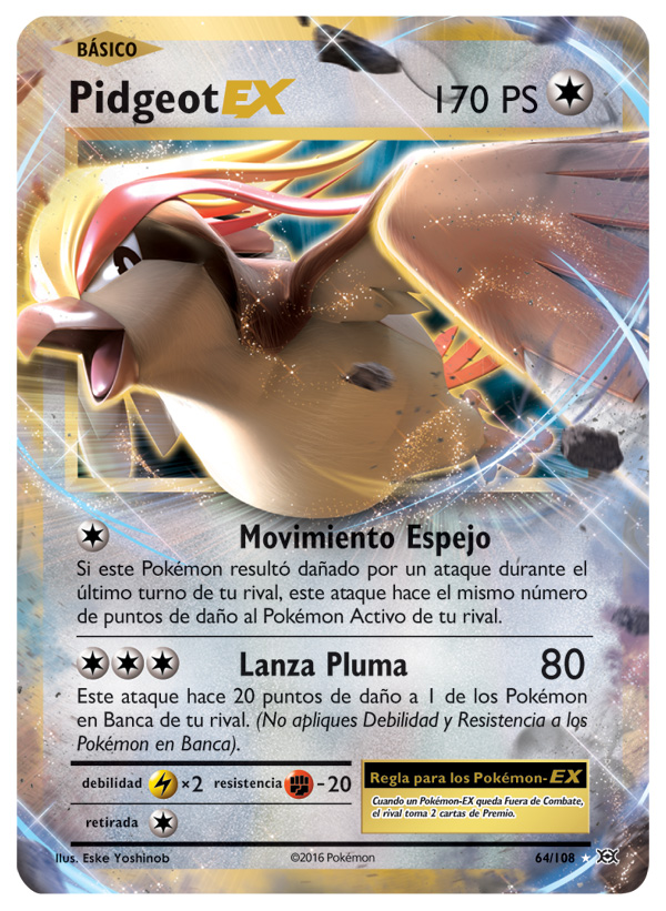 Carta de la expansión Evoluciones