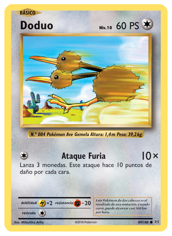 Carta de la expansión Evoluciones