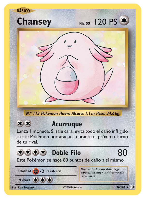 Carta de la expansión Evoluciones