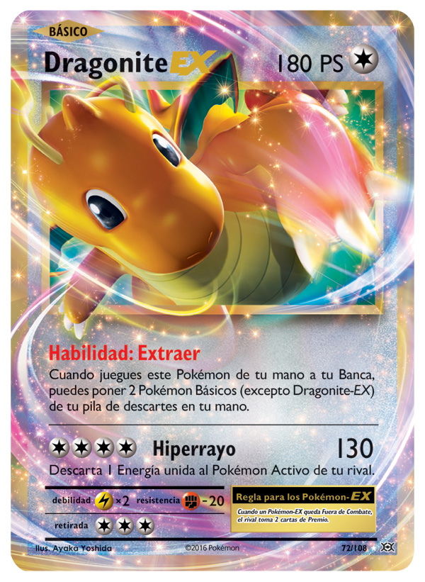 Carta de la expansión Evoluciones