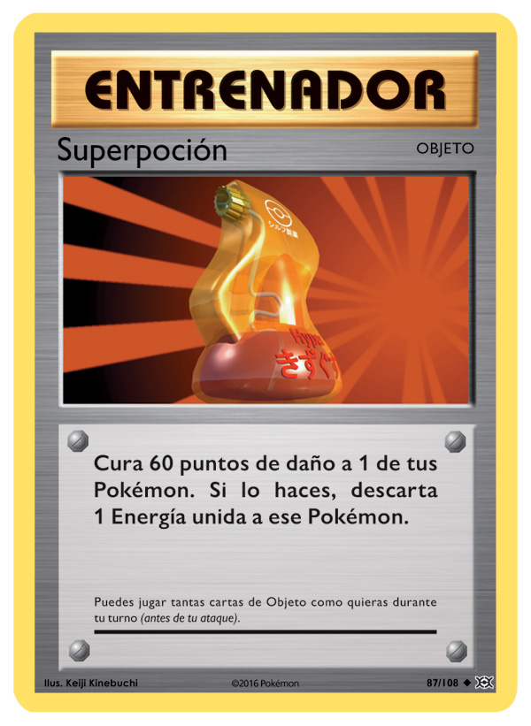 Carta de la expansión Evoluciones