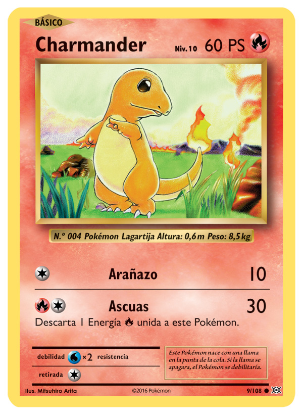 Carta de la expansión Evoluciones