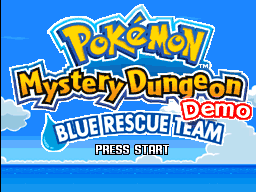 Descarga - Pokemon Mystery Dungeon - Blue Rescue Team (Kiosk Demo)