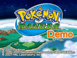 Descarga - Pokémon Ranger (Kiosk Demo)