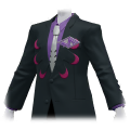 Camisa y chaqueta de Córax(Negro corvino)