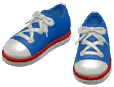 Zapatillas de tela(Azul)