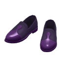 Mocasines con puntera(Morado y morado)