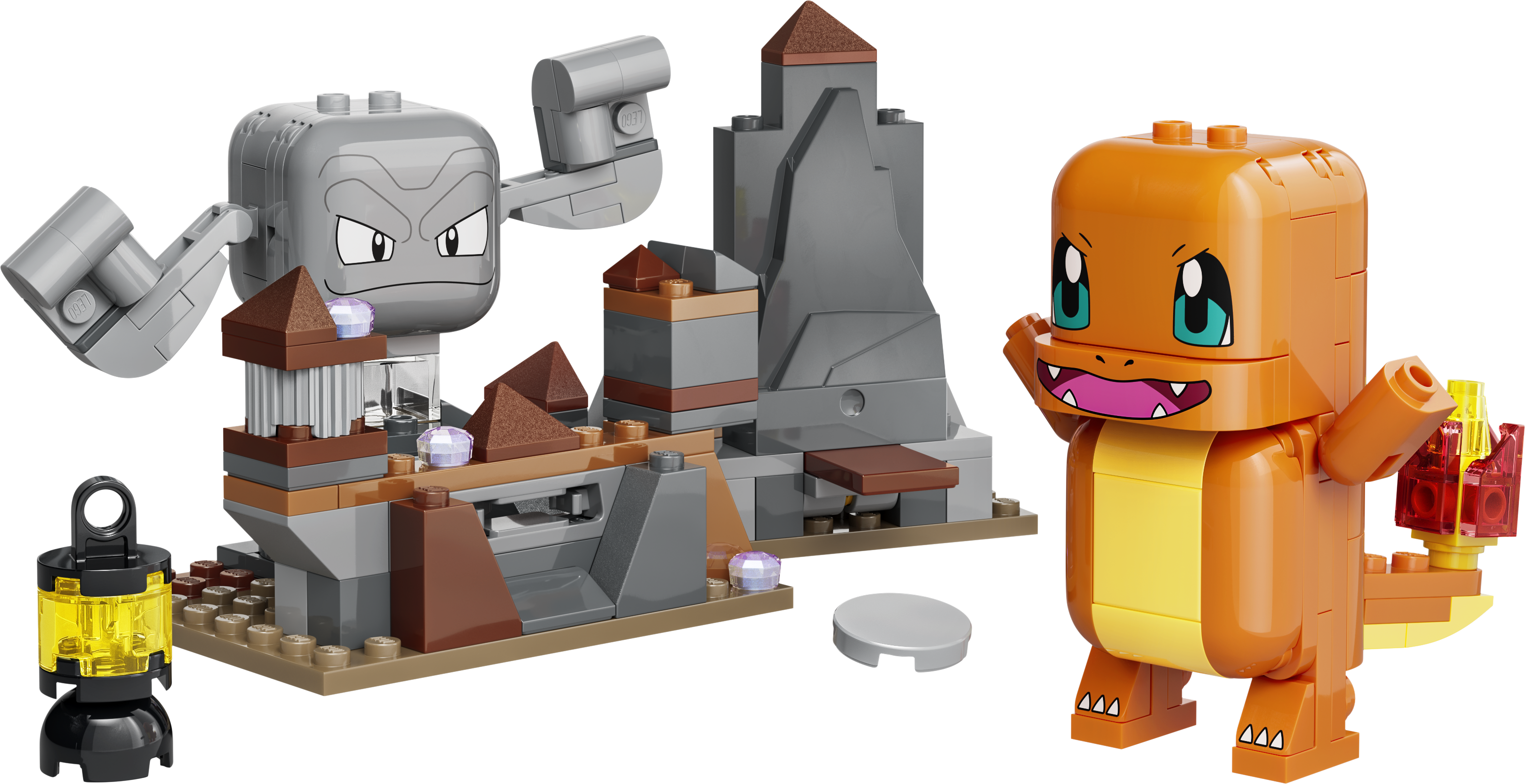 Charmander and Geodude's Cavern Clash - LEGO Pokémon