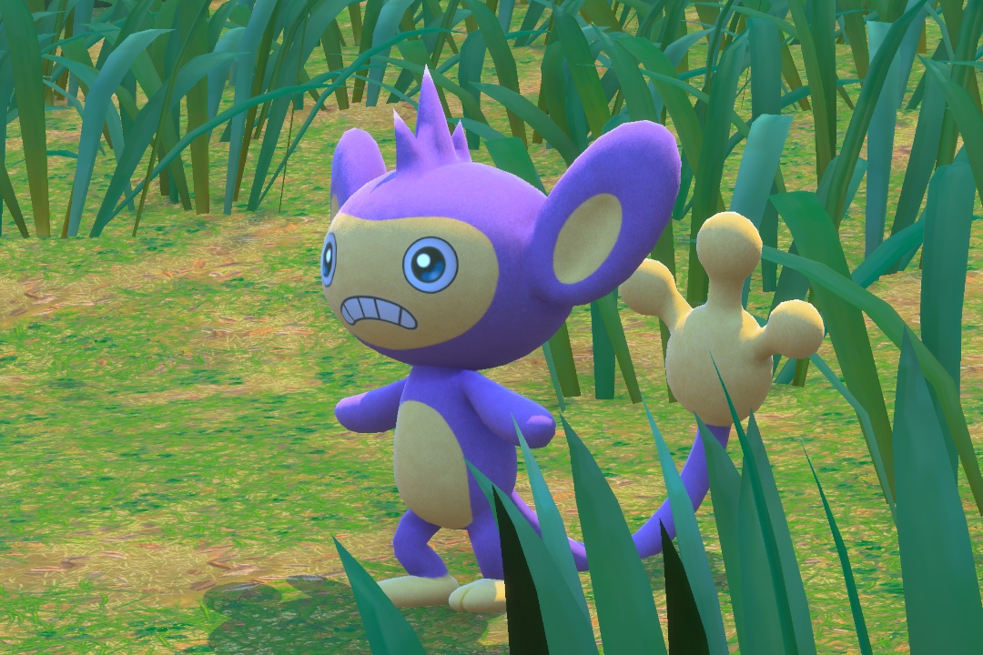 Fotografía de Aipom de ★★ en New Pokémon Snap