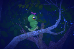 Fotografía de Caterpie de ★★ en New Pokémon Snap