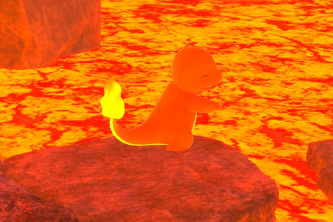 Fotografía de Charmander de ★★★ en New Pokémon Snap