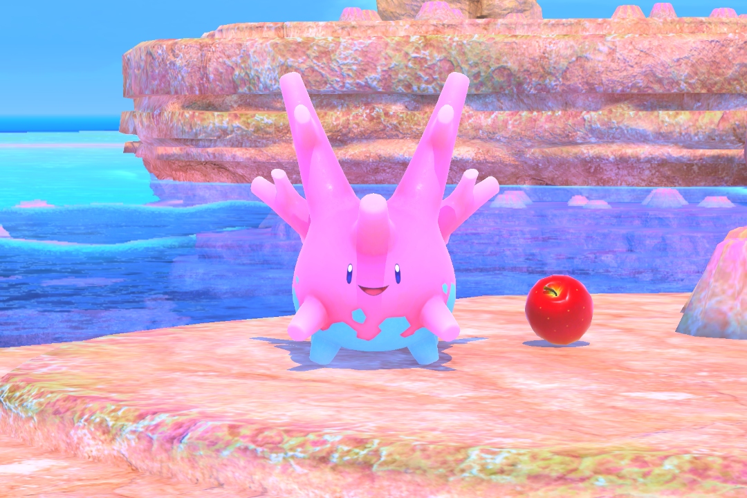 Fotografía de Corsola de ★★ en New Pokémon Snap