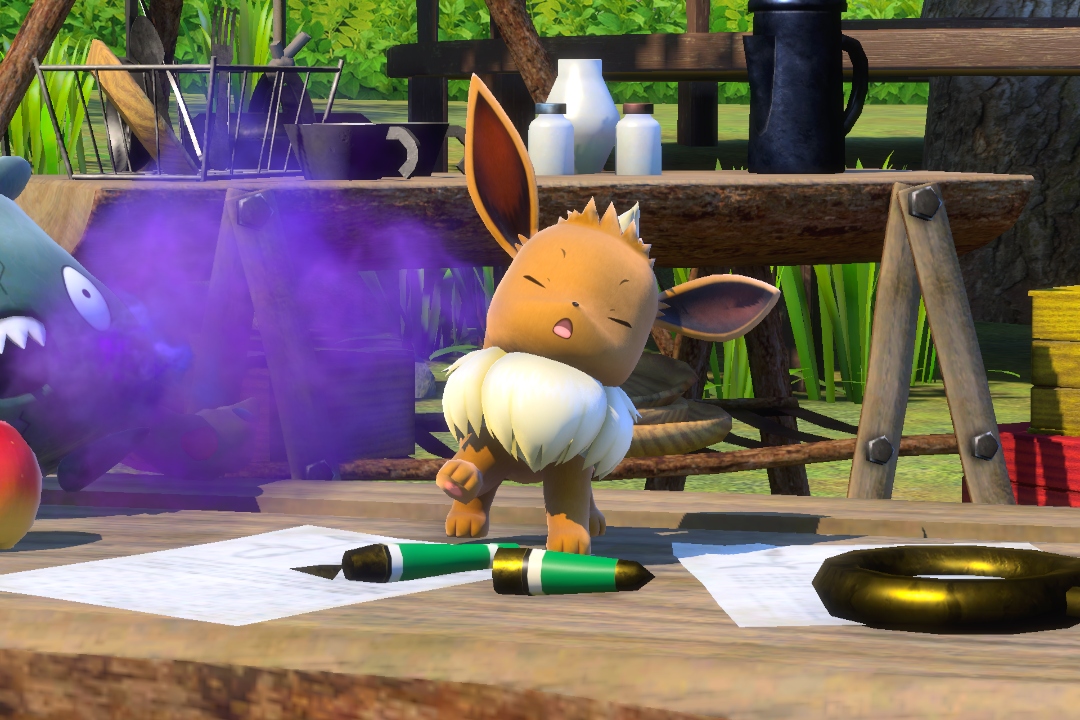 Fotografía de Eevee de ★★★ en New Pokémon Snap
