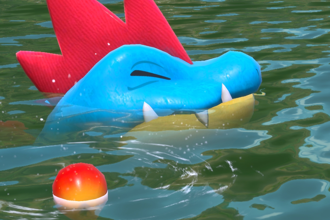 Fotografía de Feraligatr de ★★ en New Pokémon Snap