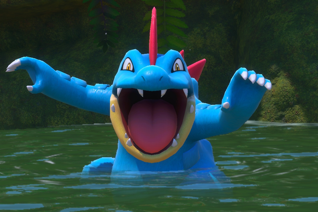 Fotografía de Feraligatr de ★★★ en New Pokémon Snap
