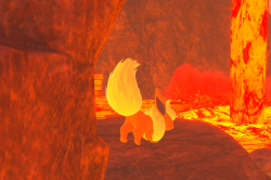 Fotografía de Flareon de ★★★ en New Pokémon Snap