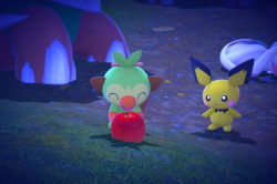 Fotografía de Grookey de ★★ en New Pokémon Snap
