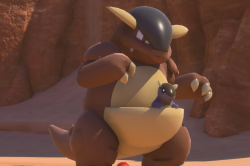 Fotografía de Kangaskhan de ★★ en New Pokémon Snap