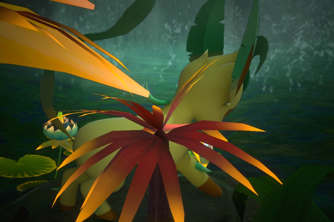 Fotografía de Leafeon de ★★ en New Pokémon Snap