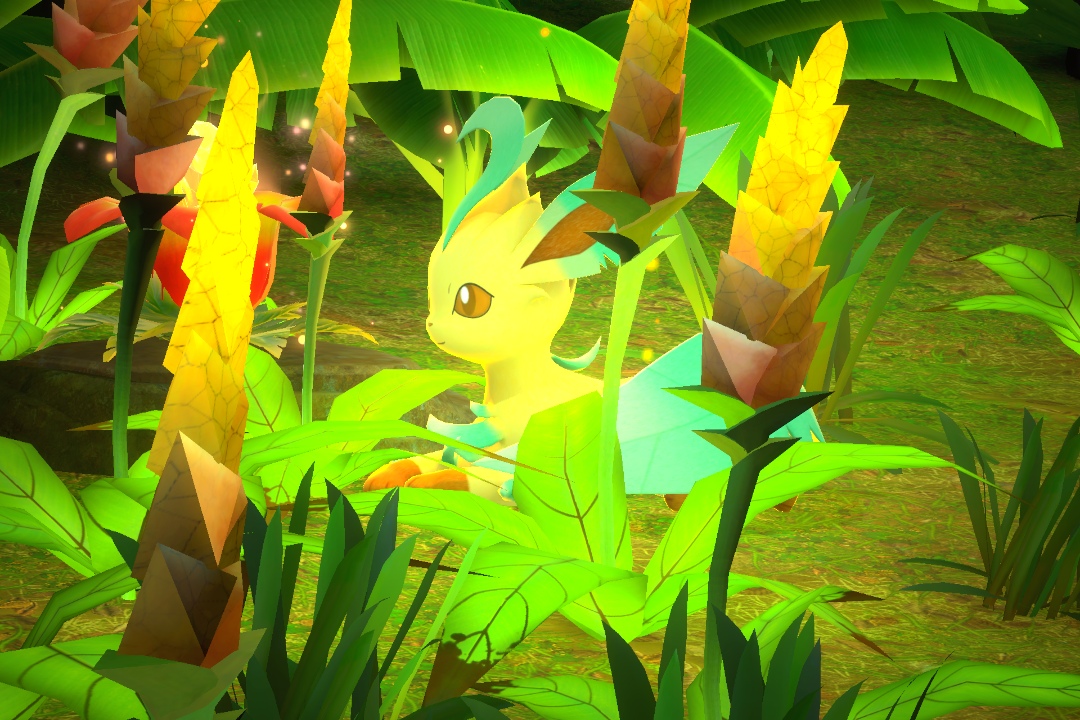 Fotografía de Leafeon de ★★★ en New Pokémon Snap