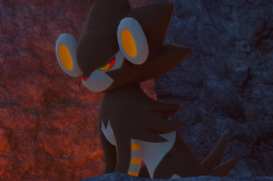 Fotografía de Luxray de ★★ en New Pokémon Snap