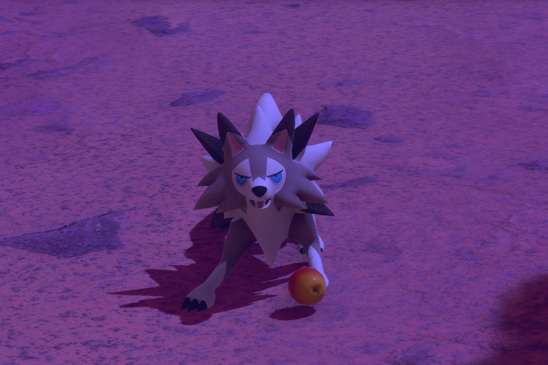Fotografía de Lycanroc de ★★ en New Pokémon Snap
