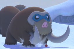 Fotografía de Mamoswine de ★ en New Pokémon Snap