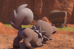 Fotografía de Rockruff de ★ en New Pokémon Snap