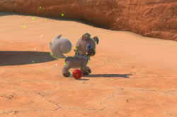 Fotografía de Rockruff de ★★ en New Pokémon Snap