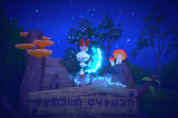 Fotografía de Scorbunny de ★★★★ en New Pokémon Snap