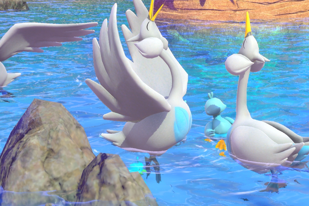Fotografía de Swanna de ★★★ en New Pokémon Snap