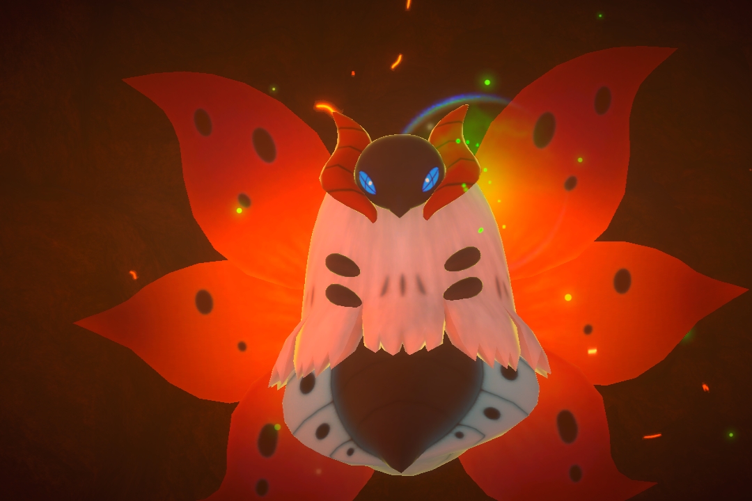 Fotografía de Volcarona de ★★ en New Pokémon Snap