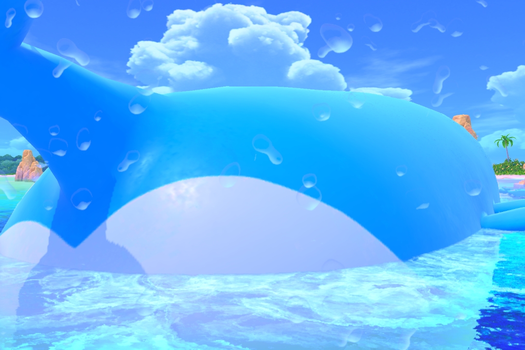 Fotografía de Wailord de ★★★ en New Pokémon Snap