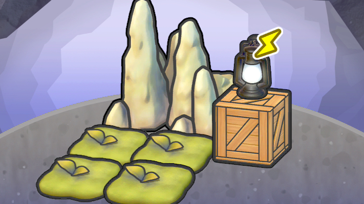 Rocas blancas tétricas