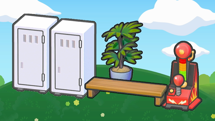 Zona de descanso con taquillas