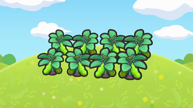 Huerto de verduras frescas