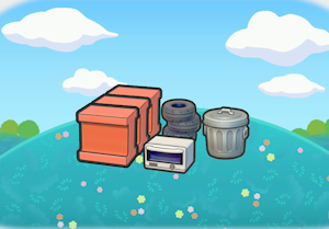 Oversized dumping ground