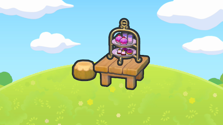 Mesa con pastelitos elegantes