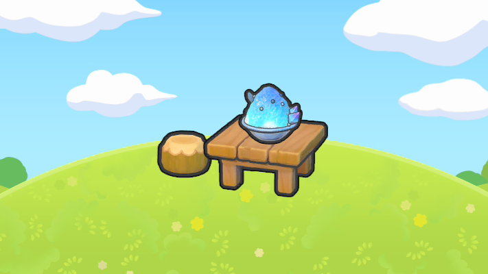 Mesa con granizado fresquito