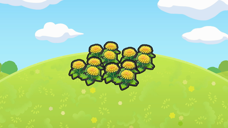 Lecho de flores serenas